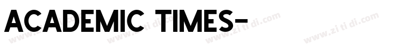 Academic Times字体转换